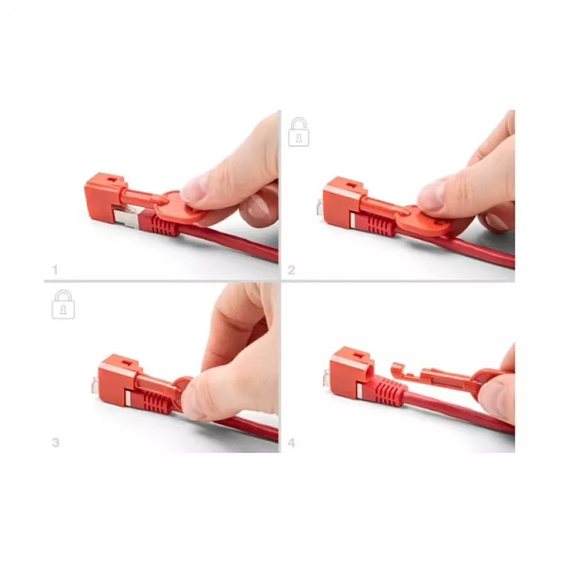 Portblocker DeLOCK 20929 RJ45 10 stuks rood