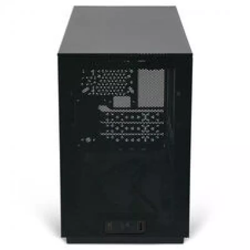 Mini ITX/ATX pc-behuizing ssupd Meshroom D (CS-MRD-BK-1) — compacte zwarte behuizing met mesh-panelen