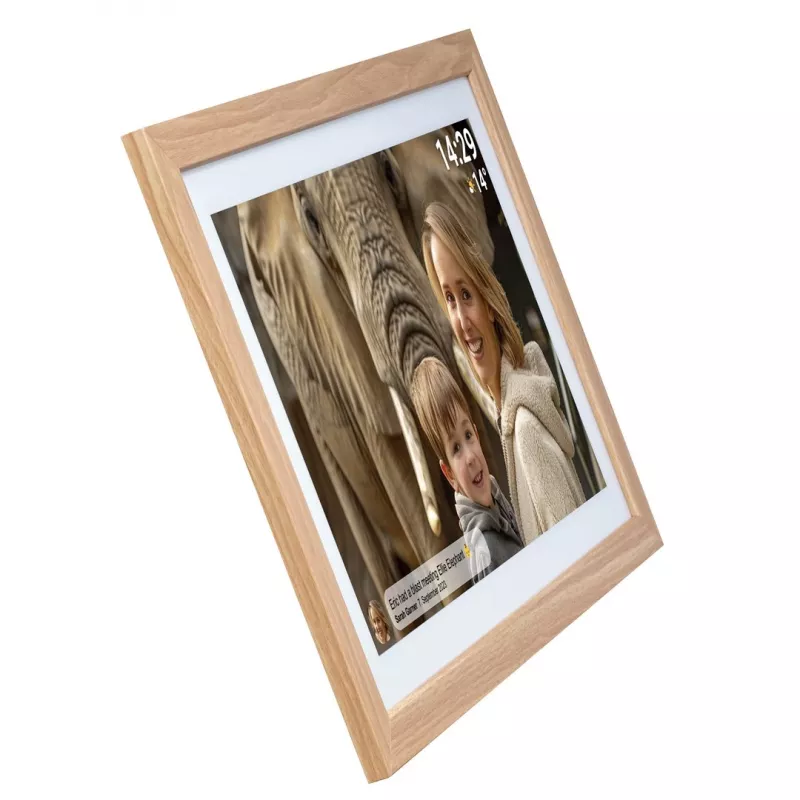 Denver PFF-2162LW digitale fotolijst lichtbruin 54,6 cm (21,5 inch) touchscreen Wi-Fi