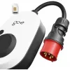 Charger Gemini flex 2.0, 22 kW (32A 3-fasig), Wallbox wit/zwart, mobiele oplader, 4G/LTE