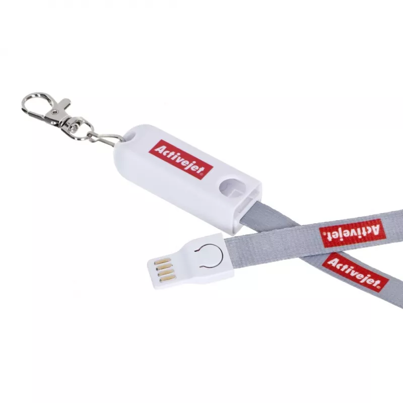 Activejet lanyard met oplaadkabel 3-in-1 telefoonoplader