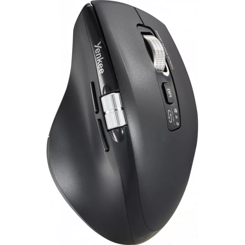 Draadloze muis YENKEE SPIN DUAL 2095BK — compacte optische dual-mode muis, model YMS 2095B SPIN
