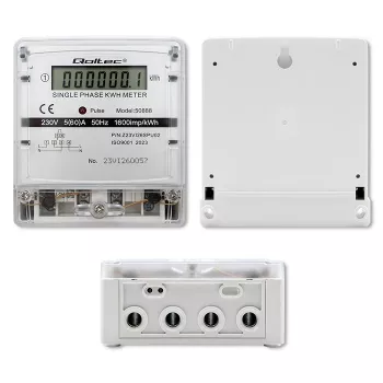 Eenfasige elektronische energieverbruiksmeter 230V LDC