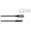 Good Connections ethernetkabel USB-C RJ45, antraciet, 1,0 m