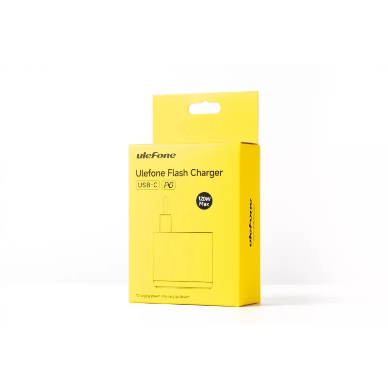 Oplader UleFone UF-CHAR-120WR 120W 20V 6A wit – USB-voeding voor draagbare apparaten