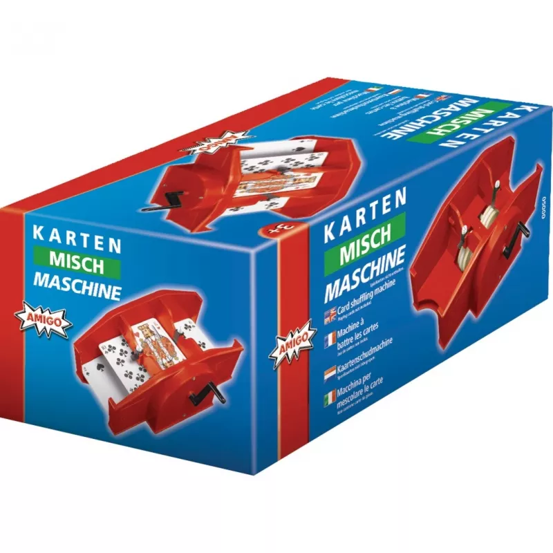Kaartenschudmachine (rood)