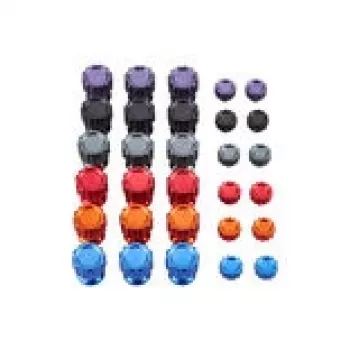 Asetek aluminium knopkleurenset voor Asetek-controller – set van 6 kleuren