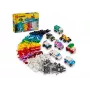 LEGO Classic creatieve voertuigen kleurrijke modelauto-set met politieautospeelgoed & 11023 klassieke groene basisplaat vierkant 32x32 noppen bouwplaat