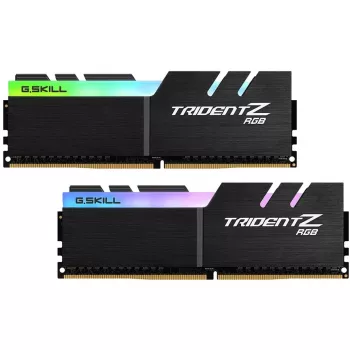 DIMM 32 GB DDR4-3600 (2x 16 GB) dual-kit, werkgeheugen zwart, F4-3600C16D-32GTZRC, Trident Z RGB, INTEL XMP