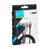 Universele 4-in-1-oplaadkabel I-BOX USB IKUM4W1