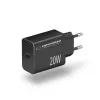 Netlader ESPERANZA EZC104K 20W zwart, USB-voeding voor draagbare apparaten