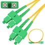 Extralink SC/APC - SC/APC duplex singlemode patchkabel G.657A1 3mm 3m