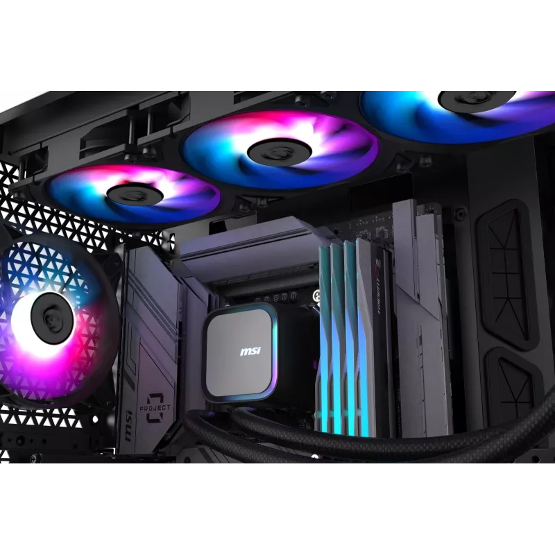 MSI MAG Coreliquid A13 360 moederbord, processor all-in-one-vloeistofkoeler 12 cm zwart 1 stuk