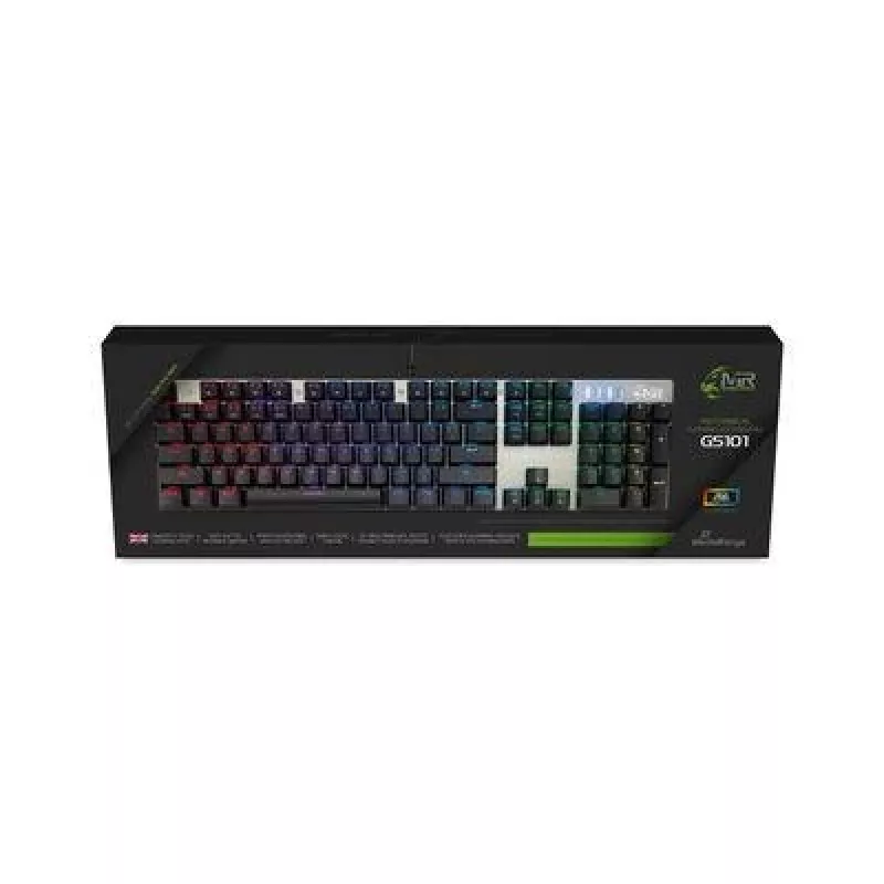 Toetsenbord GS101 ZWART/ZILVER/MRGS101-UK Mediarange