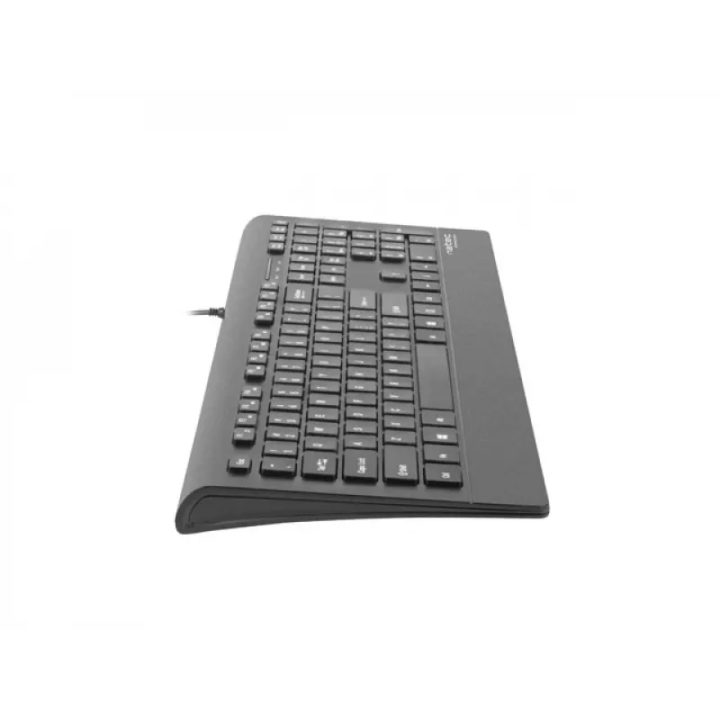 Natec Barracuda - toetsenbord - US - zwart - toetsenbord - US-Engels - zwart