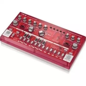 Behringer TD-3-SB bassynthesizer rood transparant