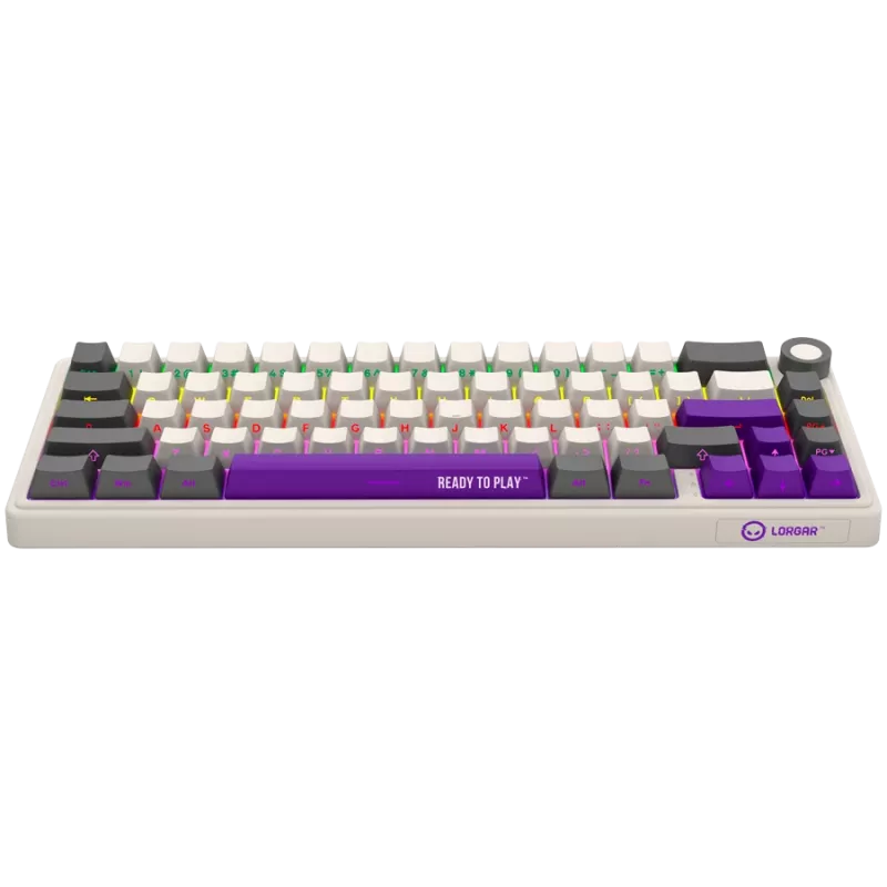 Draadloos mechanisch gaming-toetsenbord LORGAR KBP70MW 65%-layout beige