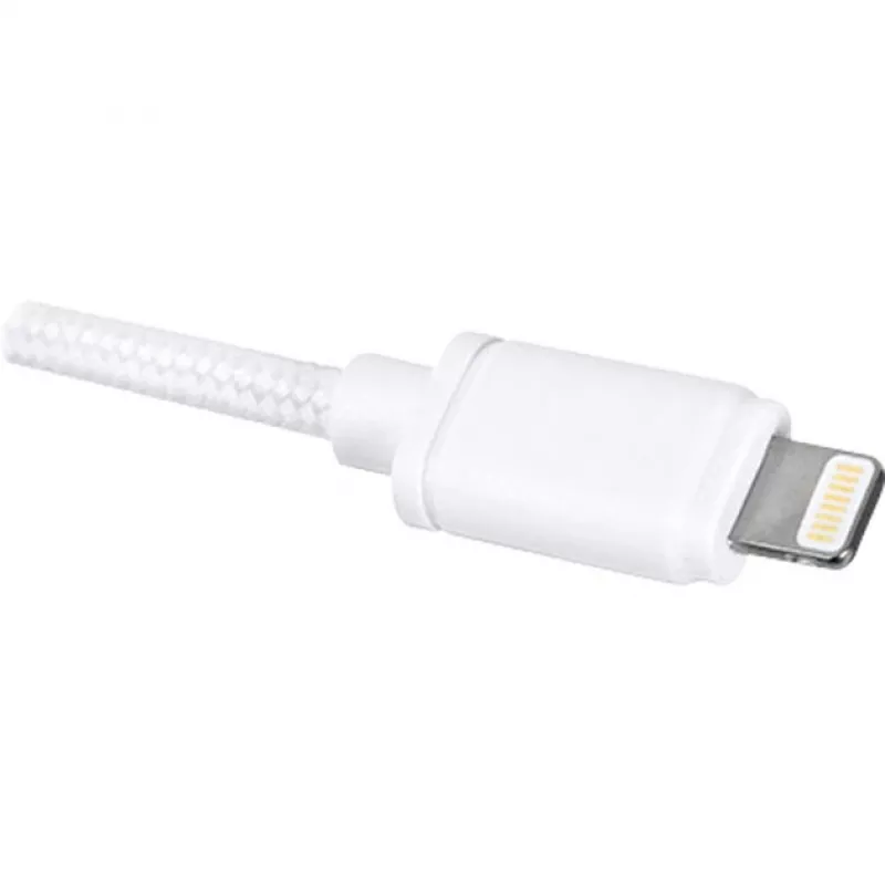 USB 2.0 adapterkabel, USB-A-stekker > Lightning-stekker (wit, 2,0 meter)