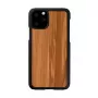 Smartphonehoesje man and wood voor iPhone 11 Pro — uitvoering cappuccino-zwart