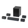 Luidspreker Ultimea Poseidon D80 zwart 7.1-kanalen, 8 luidsprekers, bedraad & draadloos, actieve subwoofer