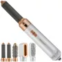 Hetelucht-styler Profi-Care 331321 wit-roze — 4-in-1 multi-styler, 5 opzetstukken, 1000W, 3 warmtestanden