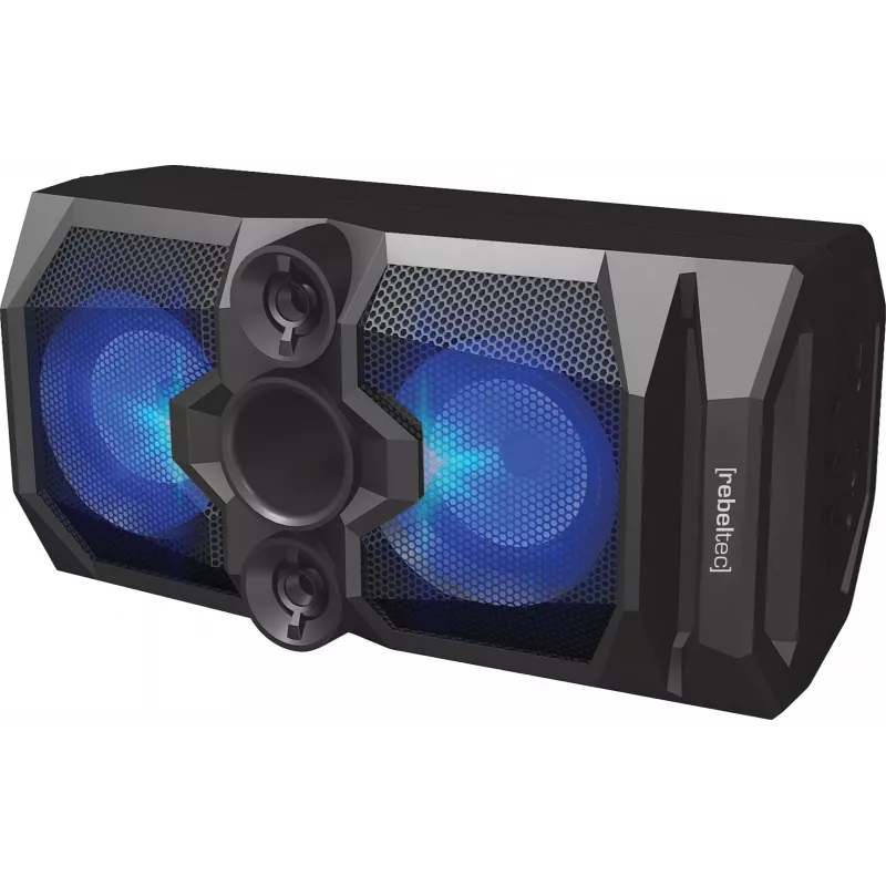 Rebeltec SoundBox 480 draagbare Bluetooth-stereoluidspreker Zwart, 50W RMS