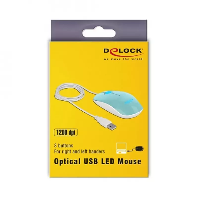 Muis DeLOCK 12538 USB Type-A optisch ambidexter