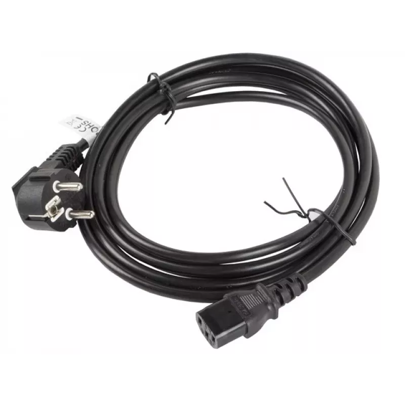 Lanberg CA-C13C-11CC-0030-BK stroomkabel zwart 3 m C13-koppeling CEE7/7 (CA-C13C-11CC-0030-BK)