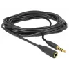 Audiokabel DeLOCK 84668 3m 3,5mm zwart