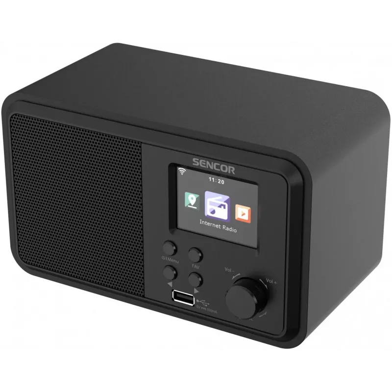 Tafelradio SENCOR SIR 5100WDB — 4 W, Wi-Fi, FM