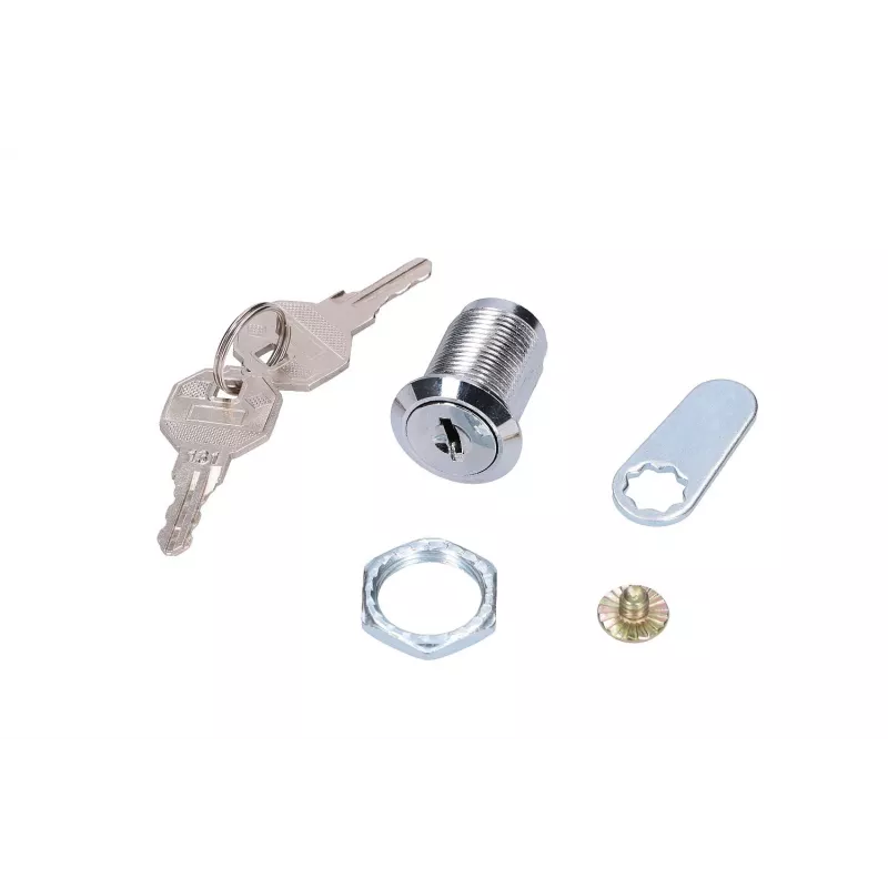 Deurslot Extralink ROUND LOCK FOR CABINETS, rond kastdeurslot, zilver