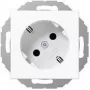 Jung SCHUKO-stopcontact aws 16A 250V 45 graden A 520-45 KI WW (A520-45KIWW)