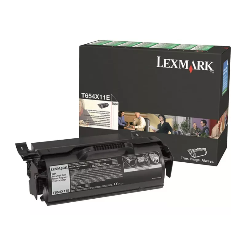 Lexmark T654X11E Tonercartridge, zwart, 36000 pagina's