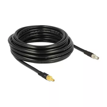 Coaxkabel DeLOCK 10m SMA/SMA CFD400 LLC400 zwart