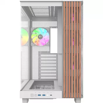 PC-behuizing Thermaltake View 380 XL WS ARGB Snow White — midi-tower, ATX-ondersteuning, met venster