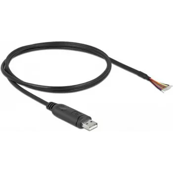 Delock - seriële adapter - USB2.0 - RS-232 - zwart (90524)