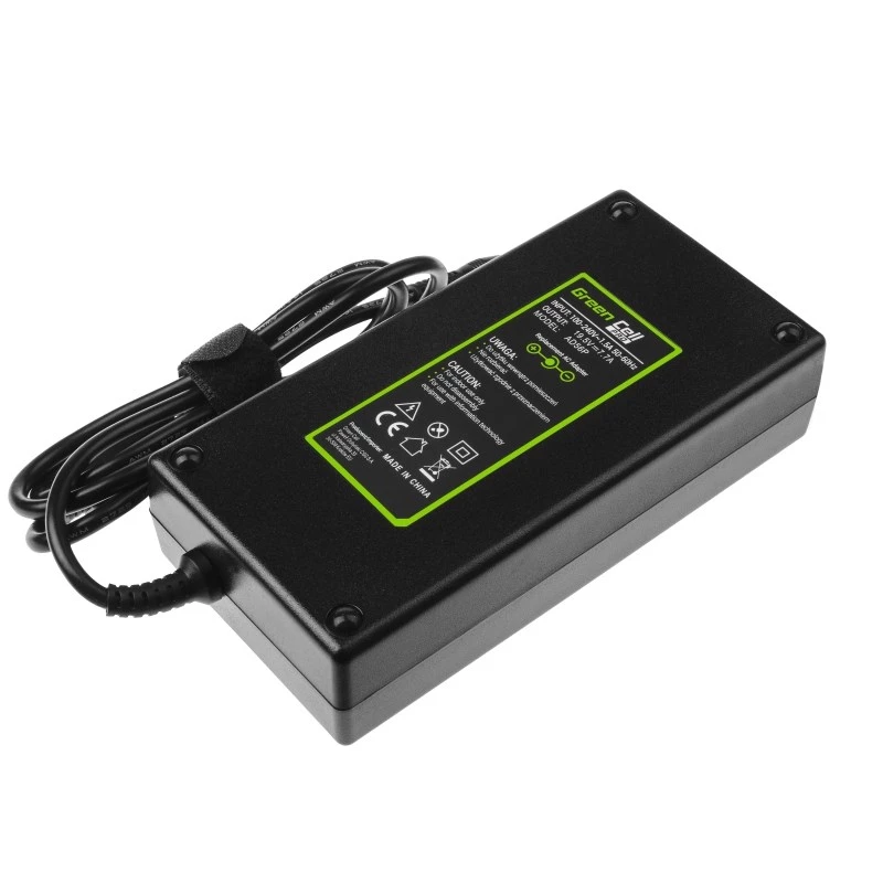 Voeding Green Cell AD56P 150W 19,5V 7,7A voor ASUS laptops, binnen, zwart