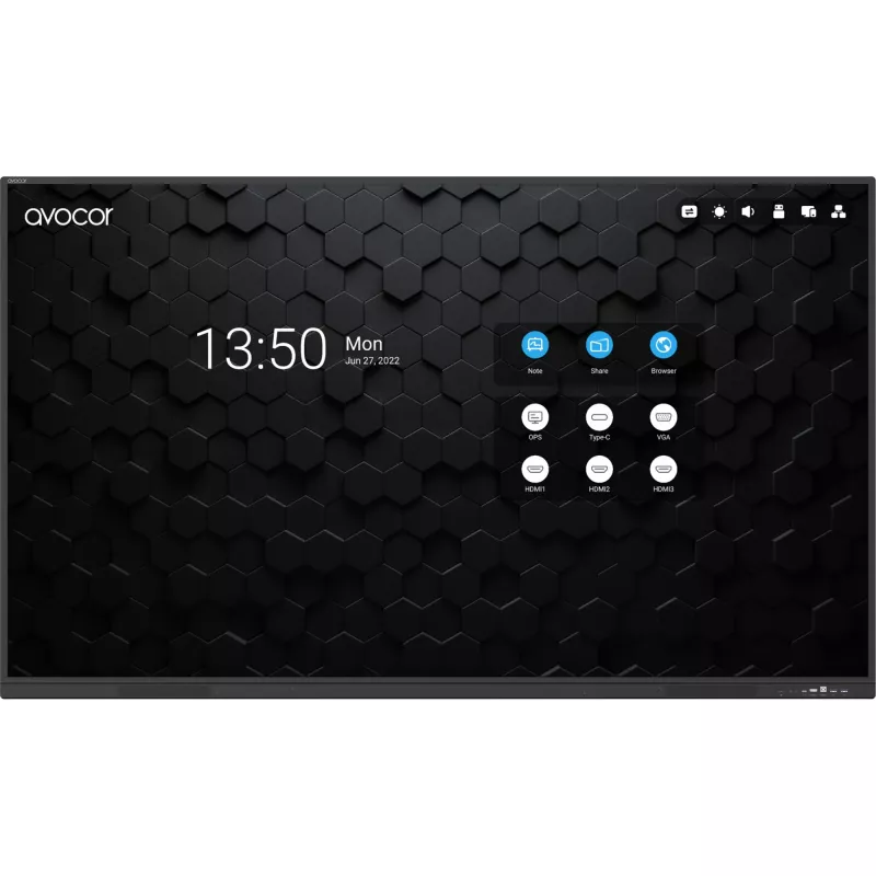 AVOCOR S-serie AVS-7510 190cm TOUCH 75''/3840x2160/3xHDMI/VGA/3xUSB