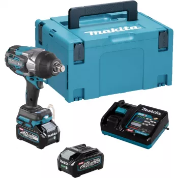 Accu-slagmoerschroevendraaier TW001GM201 XGT, 40 volt blauw/zwart, 2x Li-Ion XGT accu 4 Ah, in draagkoffer