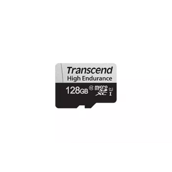 Flashgeheugen Transcend 128GB MicroSDXC UHS-I 350V