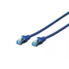 Netwerkkabel Digitus CAT 5e SF/UTP RJ-45 Cat5e 1 m blauw