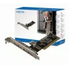 LogiLink PC0028 USB 2.0 PCI-kaart, 4 externe + 1 interne poort