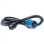 Netkabel Bachmann 346.112 zwart blauw 3 m IEC 309 C19