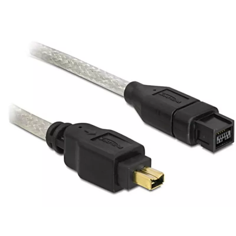 FireWire A/B-kabel DeLOCK 82588 1,0 m grijs