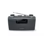 Draagbare radio Muse M-058 R — AM/FM, volumeregeling met draaiknop, batterij- of netvoeding (230V, 50Hz), Zwart/Grijs
