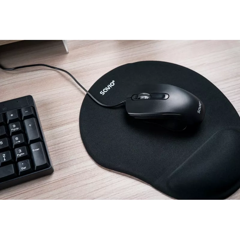 Savio KB-01 toetsenbord home/office USB QWERTY US Engels zwart
