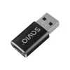 Savio AK-81 videokabel-adapter USB Type-C USB Type-A zwart