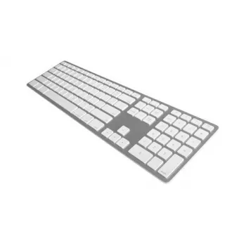 Toetsenbord Matias Mac Silver FK418BTS-UK — compact ontwerp, USB-aansluiting
