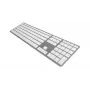 Toetsenbord Matias Mac Silver FK418BTS-UK — compact ontwerp, USB-aansluiting