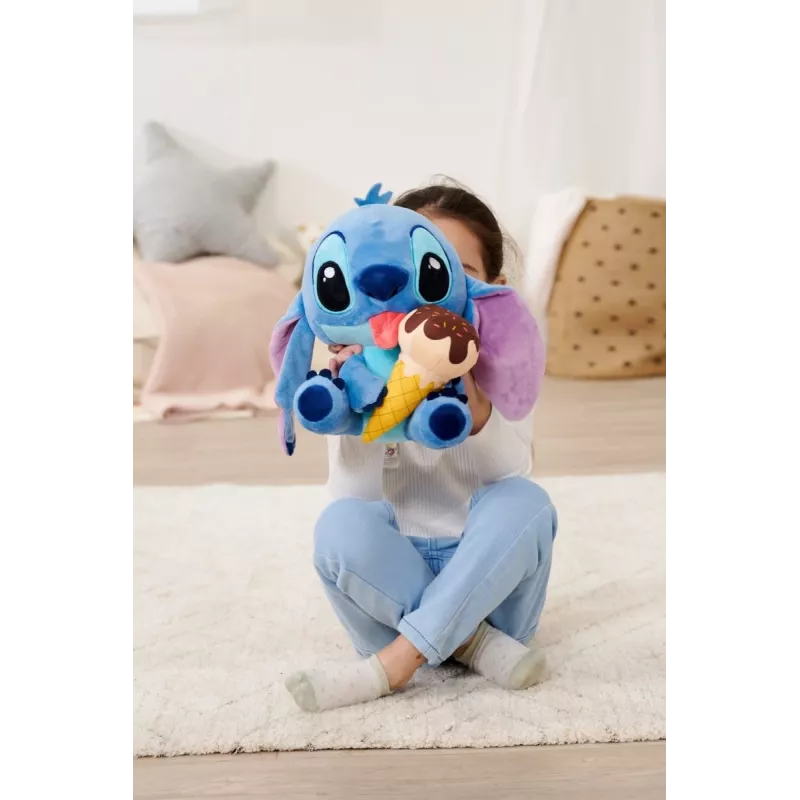 Knuffel SIMBA mascotte Stitch ijsje 25 cm, originele zachte figuur